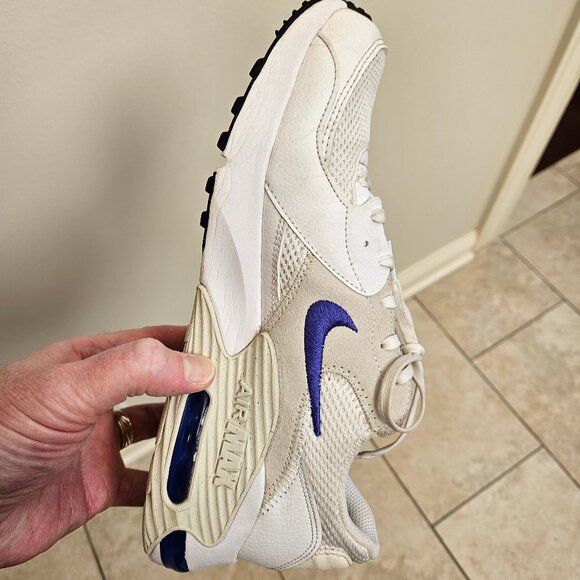 Nike Women's Air Max Excee Athletic Shoes, White/Lapis, Sz 10 - Picture 12 of 16